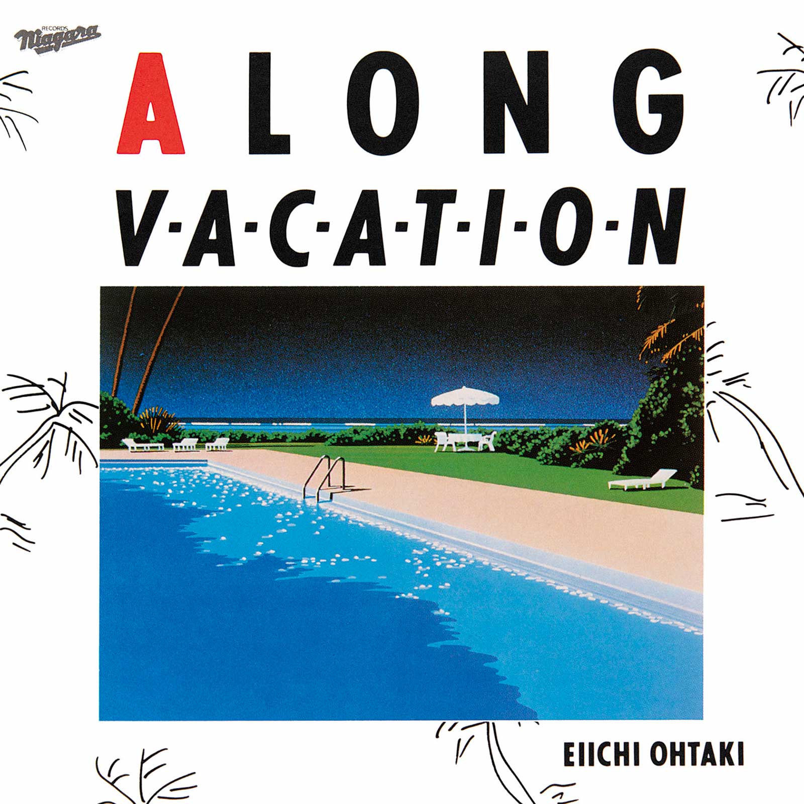 Cover of Eiichi Ohtaki's *A LONG VACATION* commemorative edition