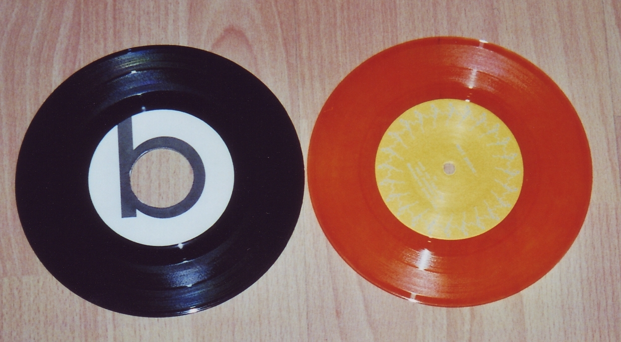 7-inch singles, with large and small center holes