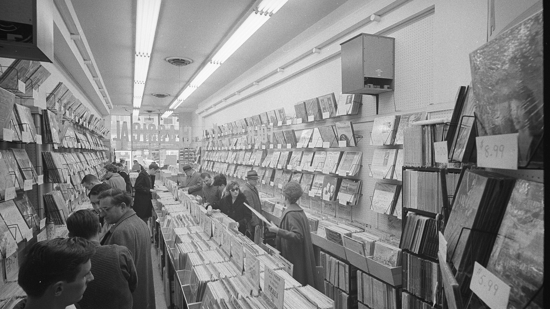 A 1963 American record store